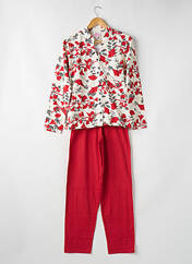 Pyjama rouge ROSE POMME pour femme seconde vue