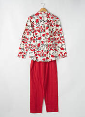 Pyjama rouge ROSE POMME pour femme seconde vue