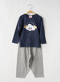 Pyjama tissage jersey bleu ROSE POMME fille