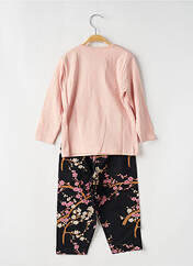 Pyjama rose ROSE POMME pour fille seconde vue