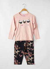 Pyjama rose ROSE POMME pour fille seconde vue