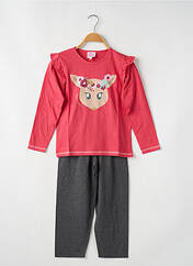 Pyjama rose ROSE POMME pour fille seconde vue