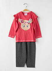 Pyjama rose ROSE POMME pour fille seconde vue