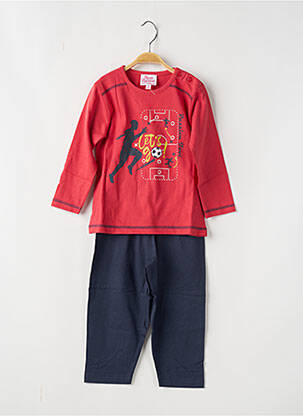 Pyjama bas pantalon rouge ROSE POMME garcon