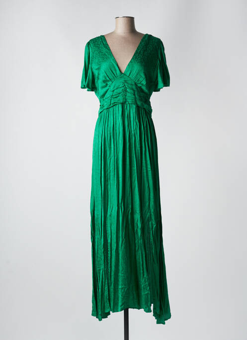 Robe longue vert GOA pour femme