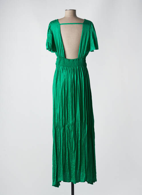Robe longue vert GOA pour femme