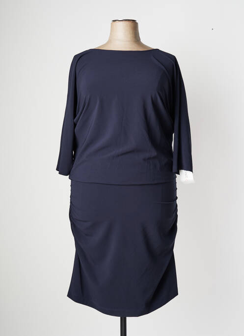 Robe mi-longue bleu CONCEPT K pour femme