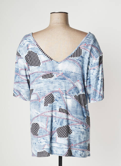 Top bleu DEOMINO pour femme