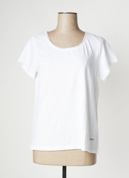 T-shirt blanc AGATHE & LOUISE pour femme