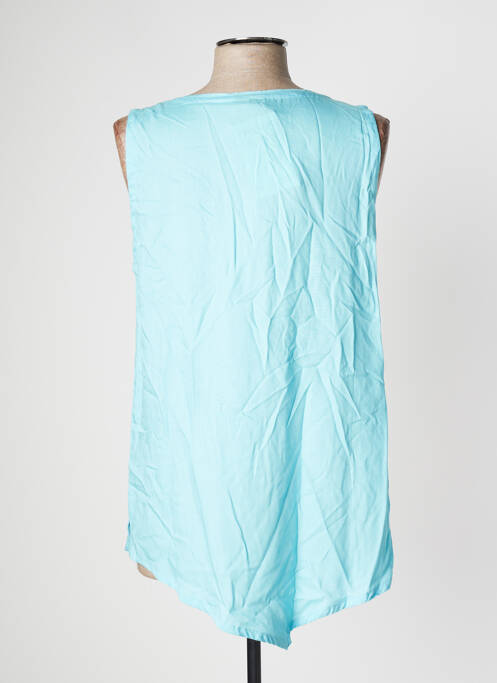 Tunique sans manche bleu GARUDA GARUZO pour femme