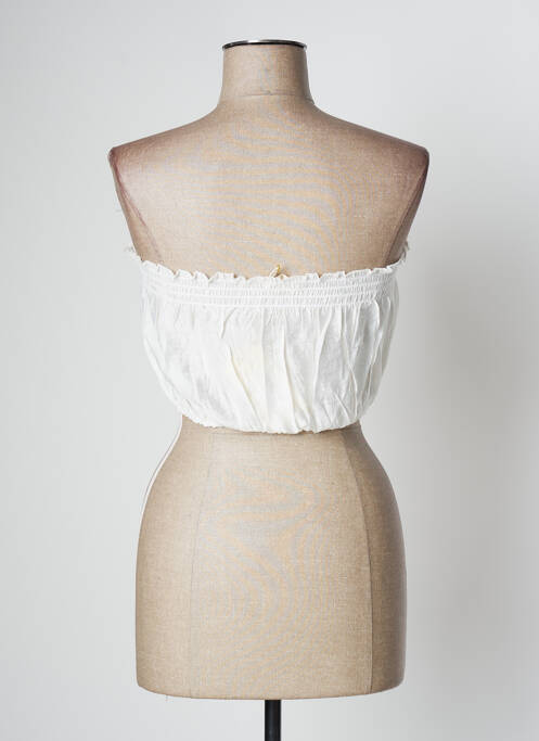Top blanc LARA-ETHNICS pour femme