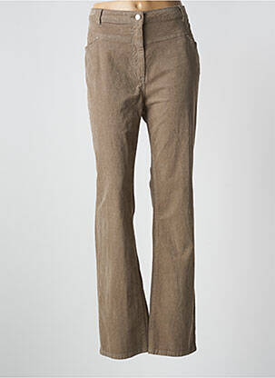 Pantalon droit stretch taille normale vert DIANE LAURY femme