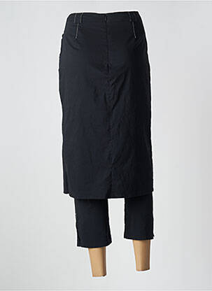 Pantacourt taille haute taille haute noir CHRISTINE LAURE femme