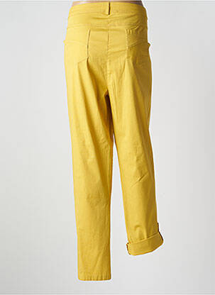 Pantalon slim taille élastique taille normale jaune AGATHE & LOUISE femme