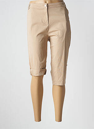 Corsaire stretch taille normale beige AGATHE & LOUISE femme