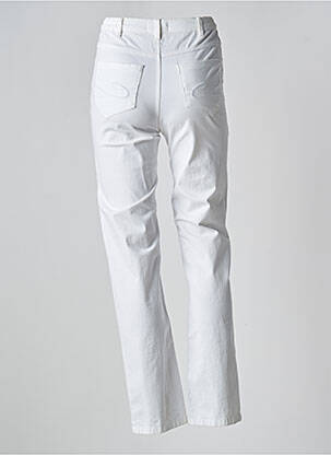 Pantalon slim taille haute taille haute blanc KARTING femme