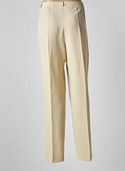 Pantalon droit beige CLAUDE BAUER pour femme seconde vue