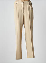 Pantalon droit beige DEOMINO pour femme seconde vue