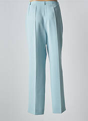 Pantalon droit bleu CLAUDE BAUER pour femme seconde vue