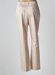 Pantalon droit rose CHRISTINE LAURE pour femme seconde vue