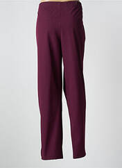 Pantalon droit rouge DEOMINO pour femme seconde vue