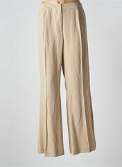 Pantalon flare beige CLAUDE BAUER pour femme seconde vue