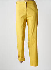 Pantalon slim jaune AGATHE & LOUISE pour femme seconde vue