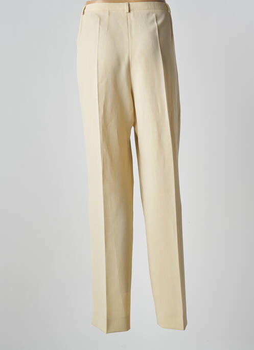 Pantalon droit beige CLAUDE BAUER pour femme
