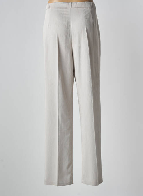 Pantalon droit gris CHRISTINE LAURE pour femme