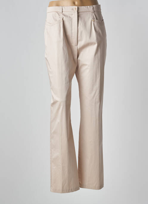 Pantalon droit rose CHRISTINE LAURE pour femme