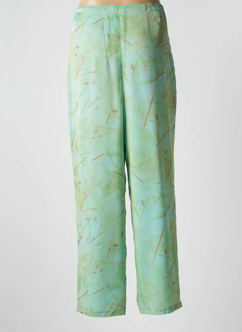 Pantalon droit vert CLAUDE BAUER pour femme