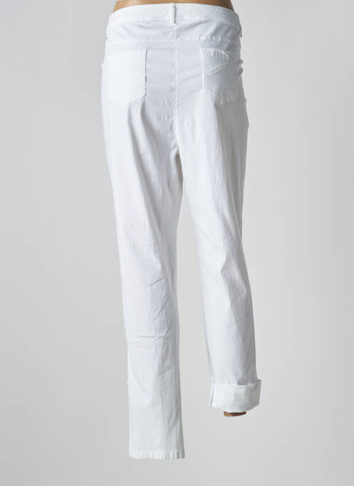 Pantalon slim blanc AGATHE & LOUISE pour femme