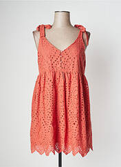 Robe courte orange PEACE N'LOVE pour femme seconde vue