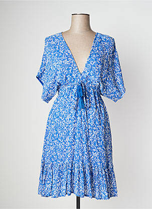 Robe mi-longue bleu GOA pour femme