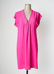 Robe mi-longue rose RUE DES ABBESSES pour femme seconde vue