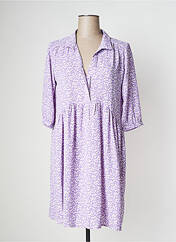 Robe mi-longue violet SENS UNIQ pour femme seconde vue