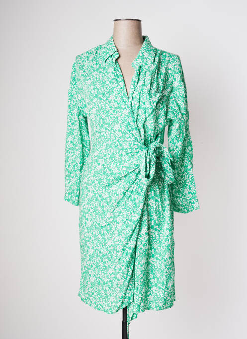 Robe mi-longue vert GOA pour femme