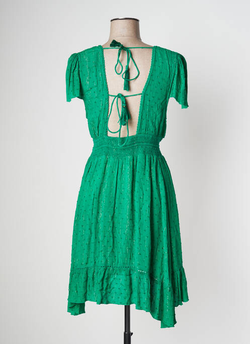 Robe mi-longue vert GOA pour femme