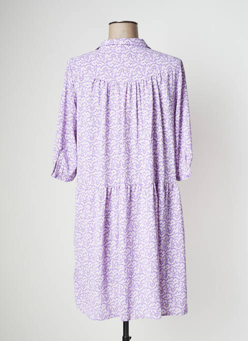 Robe mi-longue violet SENS UNIQ pour femme