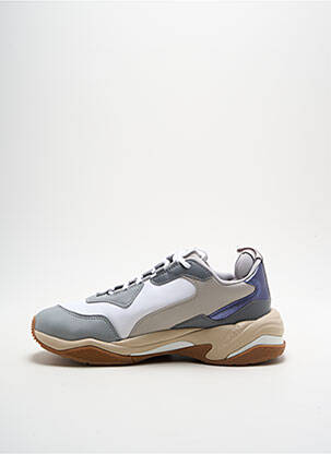 Baskets matière lisse talon de 4 à 6cm rose PUMA femme