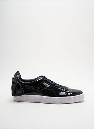 Baskets matière lisse talon plat jusqu'à 3cm noir PUMA femme