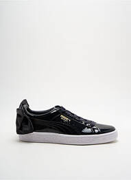 Baskets matière lisse talon plat jusqu'à 3cm noir PUMA femme