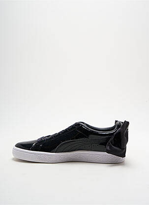 Baskets matière lisse talon plat jusqu'à 3cm noir PUMA femme