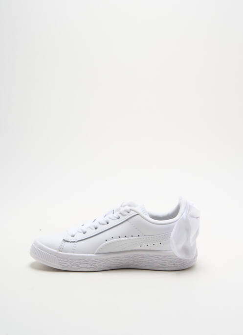Baskets blanc PUMA pour fille