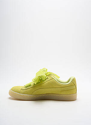Baskets talon compensé talon plat jusqu'à 3cm jaune PUMA femme