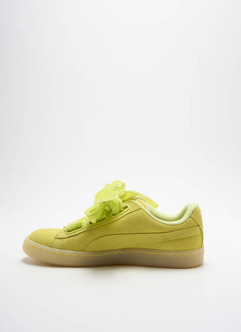 Baskets talon compensé talon plat jusqu'à 3cm jaune PUMA femme
