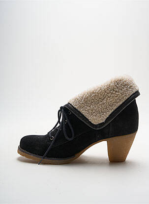 Bottines/boots cubain talon de 4 à 6cm noir LE TEMPS DES CERISES femme