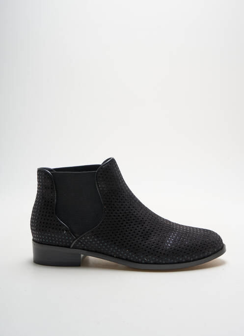 Bottines/boots tissage satiné talon plat jusqu'à 3cm noir MELLOW YELLOW femme