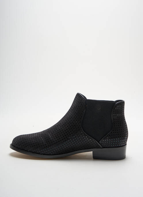 Bottines/boots tissage satiné talon plat jusqu'à 3cm noir MELLOW YELLOW femme