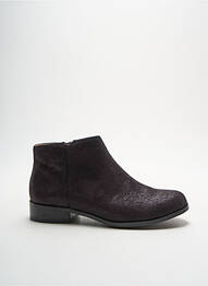 Bottines/boots tissage satiné talon plat jusqu'à 3cm noir MELLOW YELLOW femme